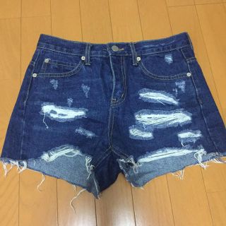 ディーホリック(dholic)のダメージデニムショートパンツ(ショートパンツ)