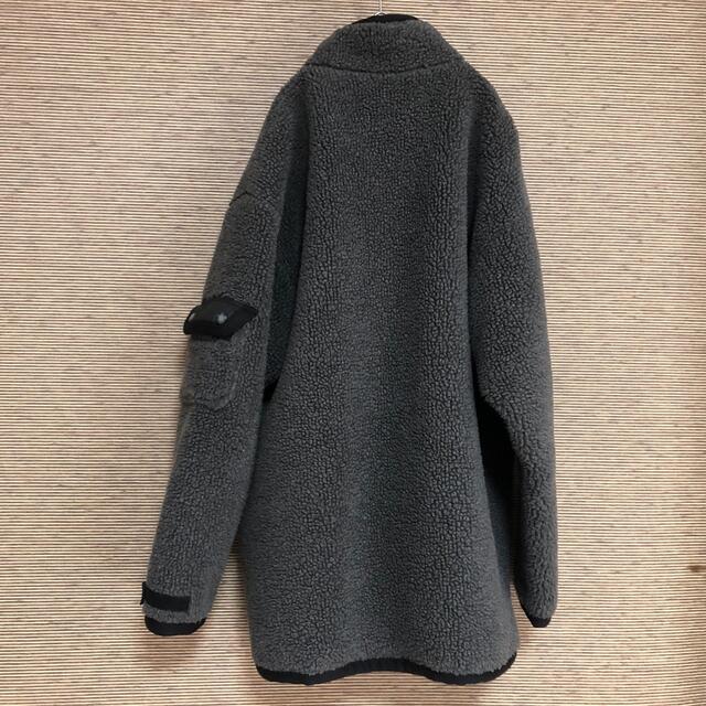 カンタベリー】アウター コート ボア 中綿 刺繍ロゴ ワンポイントロゴ