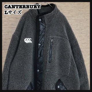 【カンタベリー】アウター コート ボア 中綿 刺繍ロゴ ワンポイントロゴwK