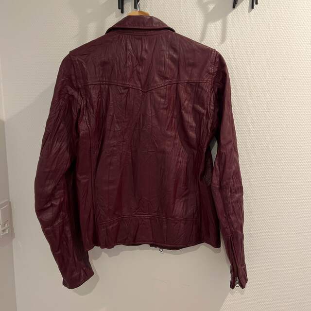 by Tass Standard(バイタススタンダード)のライダースジャケットワインレッド メンズのジャケット/アウター(ライダースジャケット)の商品写真