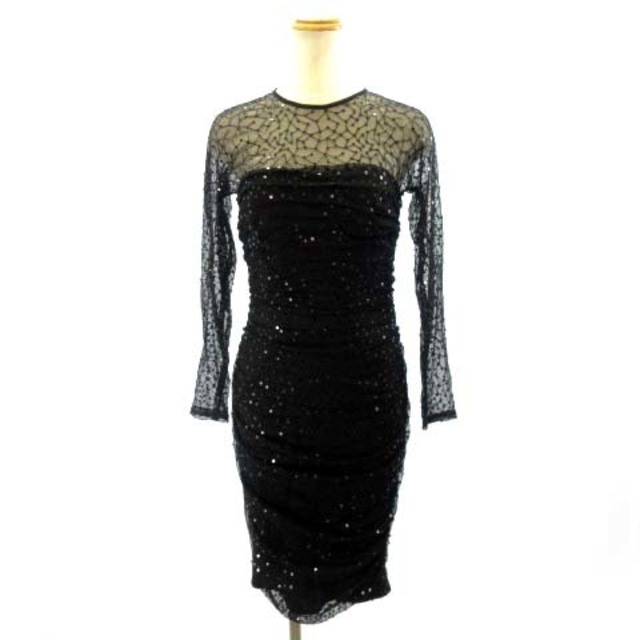 美品☆ TADASHI SHOJI ブラック スパンコール サイズM(T43 pn-gresik.go.id