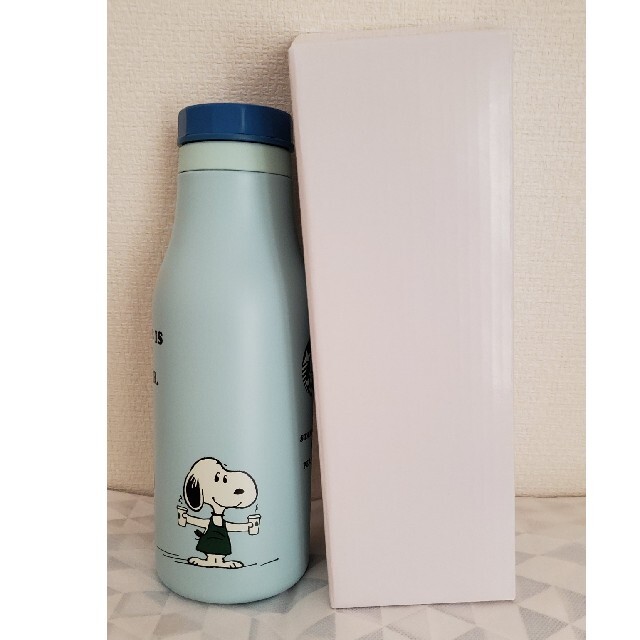 Starbucks Coffee(スターバックスコーヒー)のスターバックス×SNOOPY　ステンレスロゴボトル インテリア/住まい/日用品のキッチン/食器(タンブラー)の商品写真