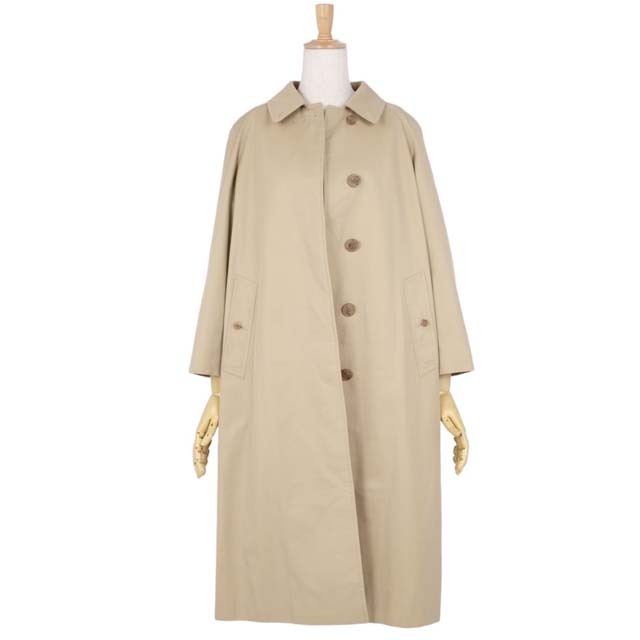 BURBERRY(バーバリー)のVintage バーバリー コート ステンカラーコート バルマカーンコート コットン100％ アウター レディース 7AB2(S相当) ベージュ レディースのジャケット/アウター(その他)の商品写真