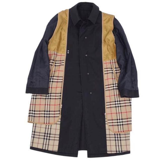 BURBERRY(バーバリー)のバーバリー ロンドン BURBERRY LONDON コート ライナー付き ステンカラーコート バルマカーンコート アウター メンズ 92-170-5(M相当) ブラック メンズのジャケット/アウター(ステンカラーコート)の商品写真