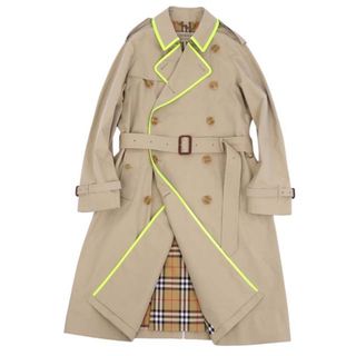 バーバリー(BURBERRY)の極美品 バーバリー BURBERRY コート トレンチコート パイピング コットン100％ アウター メンズ 50(M相当) ベージュ(トレンチコート)