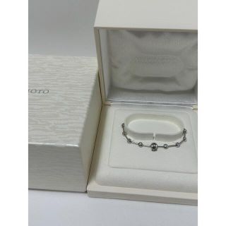 MIKIMOTO - ミキモト K18 ステーションダイヤ 0.70ct ブレスレット 美 ...