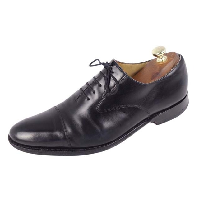 ローク Loake シューズ DORCHESTER オックスフォード ストレートチップ ビジネス ドレス カーフレザー メンズ 靴 8.5(26.5cm相当) ブラック