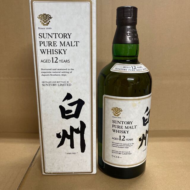 ☆サントリー☆ ピュアモルトウイスキー《白州》１2年 750ml 未開栓 ...