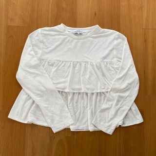 ユナイテッドアローズグリーンレーベルリラクシング(UNITED ARROWS green label relaxing)の超美品　グリーンレーベル　キッズ　カットソー　フリル　(Tシャツ/カットソー)