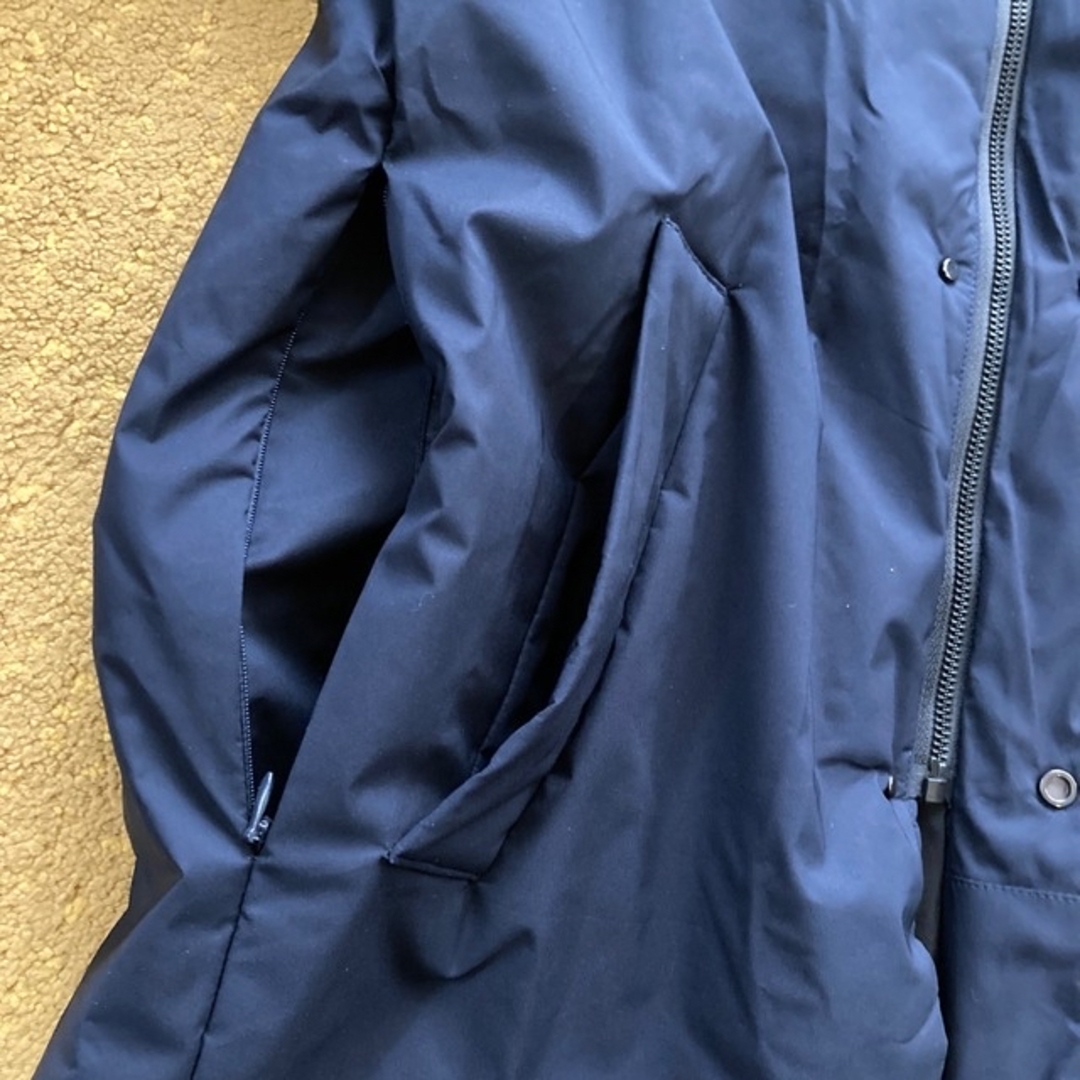 ZARA(ザラ)のMサイズZARAザラダウンジャケットジャンバー黒濃紺 メンズのジャケット/アウター(ダウンジャケット)の商品写真