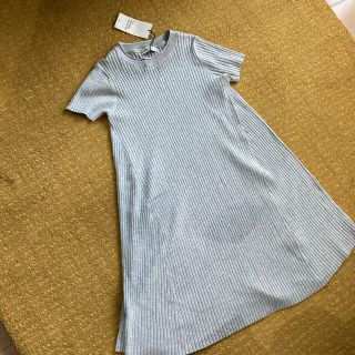 ザラ(ZARA)の新品ＳサイズZARAKNITザラチュニック　グレー(チュニック)