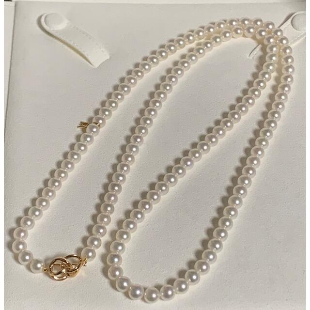 MIKIMOTO(ミキモト)の【ご専用】ミキモトインフィニティパールネックレス6.5-7mmk18wg レディースのアクセサリー(ネックレス)の商品写真