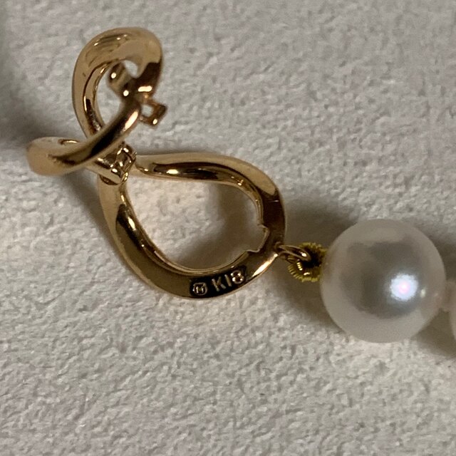 MIKIMOTO(ミキモト)の【ご専用】ミキモトインフィニティパールネックレス6.5-7mmk18wg レディースのアクセサリー(ネックレス)の商品写真