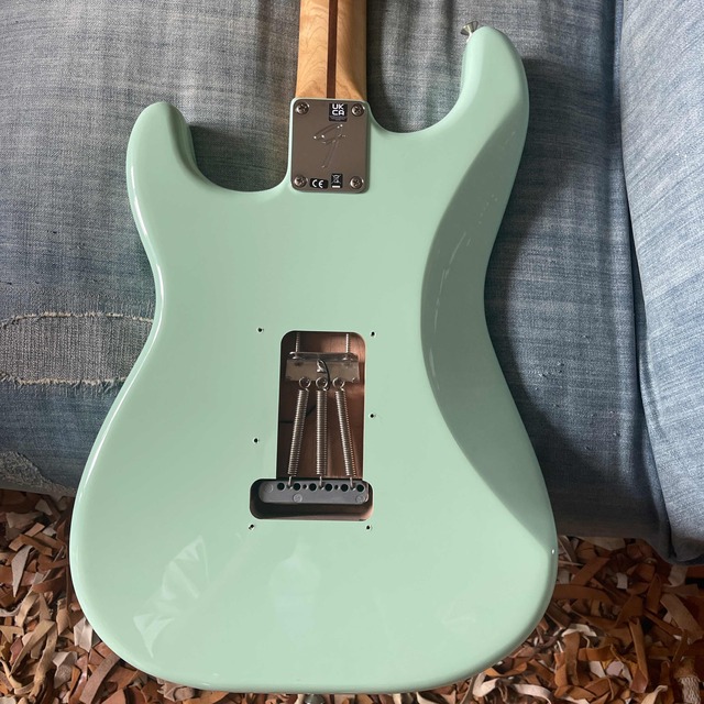 Fender フェンダー　ストラトキャスター　サーフグリーン　マッチングヘッド