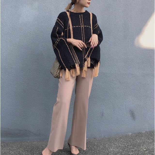 Ameri VINTAGE(アメリヴィンテージ)のAMERI  SHOUJI BRAID KNIT TOP レディースのトップス(ニット/セーター)の商品写真