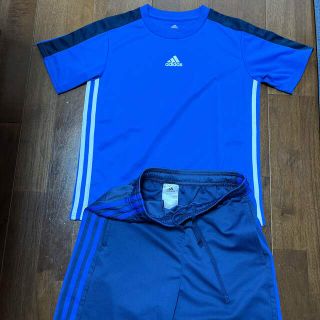 adidas 半袖セットアップ　150(ウェア)