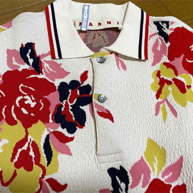 Marni - 期間限定○マルニ花柄アイボリー地ポロシャツの