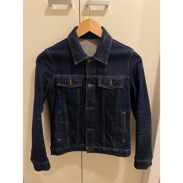 A.P.C. アーペーセー テディ レザー スタジャン XSネイビー