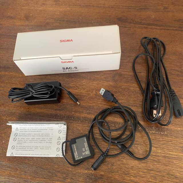 SIGMA - 【即納】【おまけ付き】SIGMA ACアダプター SAC-5の通販 SIGMA - 【即納】【おまけ付き】SIGMA ACアダプター SAC-5の通販