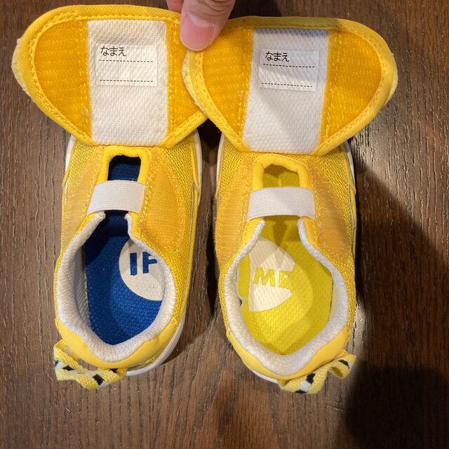 【美品】IFME×Dr-yellow ベビーシューズ キッズ/ベビー/マタニティのベビー靴/シューズ(~14cm)(スニーカー)の商品写真