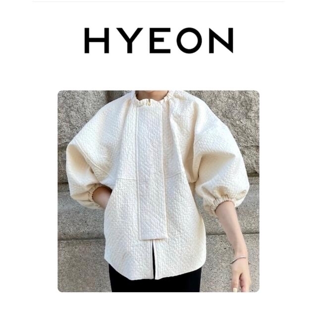 HYEON シュークリームブルゾン バニラ