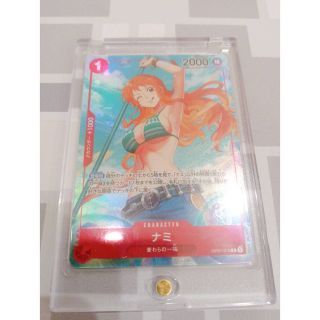 ワンピース(ONE PIECE)のワンピース カード ナミ パラレル 美品(カード)