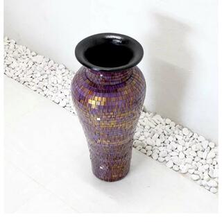 花瓶　フラワーベース　大きな花瓶　バリ風　インドネシア産(花瓶)