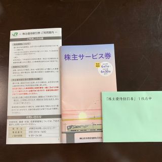 ジェイアール(JR)のJR東日本　株主優待割引券(4割引)1枚　株主サービス券(その他)