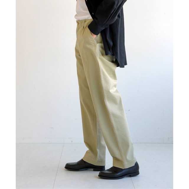 auralee WASHED FINX LIGHT CHINO PANTS セットアップ www.gold-and ...