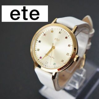 エテ(ete)の【稼働美品】　ete ボーイフレンドウォッチ　バースデーストーン　電池交換済(腕時計)