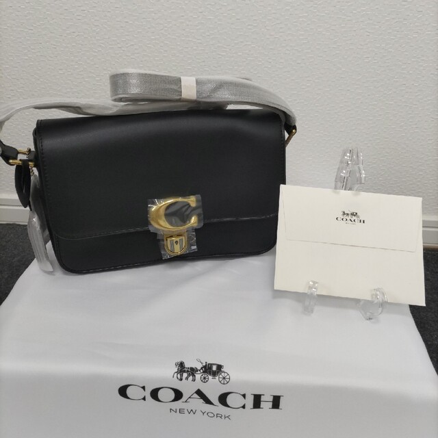 COACH コーチ ストゥディオ レザー ショルダーバッグ ブラック