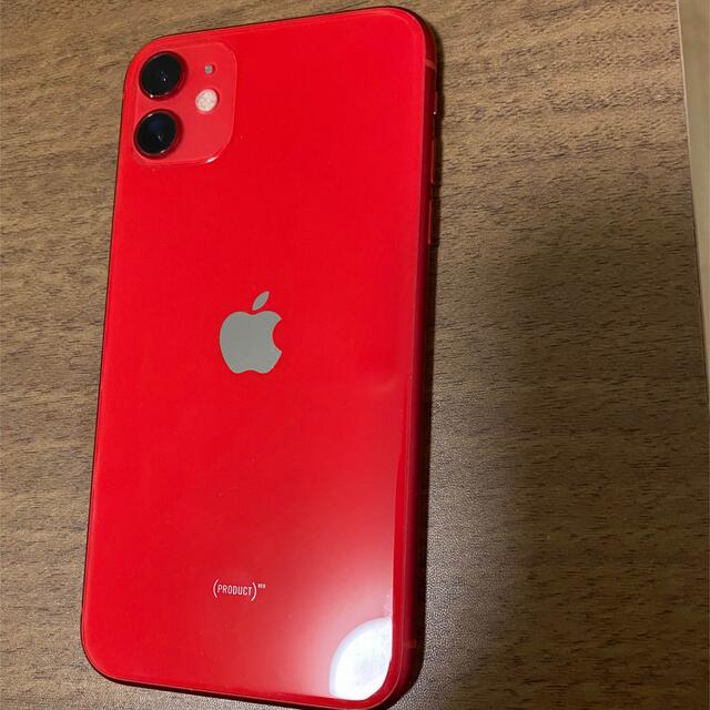 [ジャンク扱い]iPhone 11 (PRODUCT)レッド 64GB