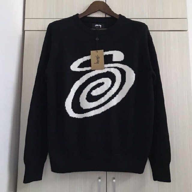正規品直輸入】 22aw stussy curly s sweater natural ecousarecycling.com