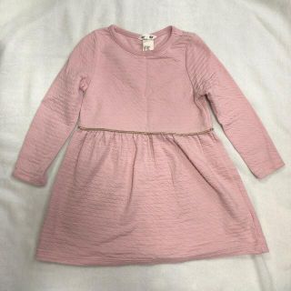 エイチアンドエム(H&M)のH&M  ワンピース　100  ピンク　98(ワンピース)