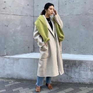 Todayful stole wool coat 38 Auralee 1LDK