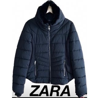 ザラ(ZARA)のZARA ザラ　ジャケット　黒　レディース(ダウンジャケット)