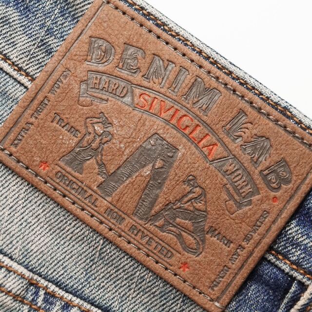 ESTNATION(エストネーション)のSIVIGLIAシビリア DENIM LABパッチワークストレッチデニムジーンズ メンズのパンツ(デニム/ジーンズ)の商品写真