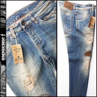 エストネーション(ESTNATION)のSIVIGLIAシビリア DENIM LABパッチワークストレッチデニムジーンズ(デニム/ジーンズ)