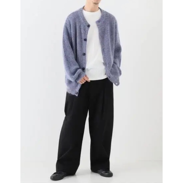 ほぼ新品 UNUSED mohair crewneck cardigan 2 - 1