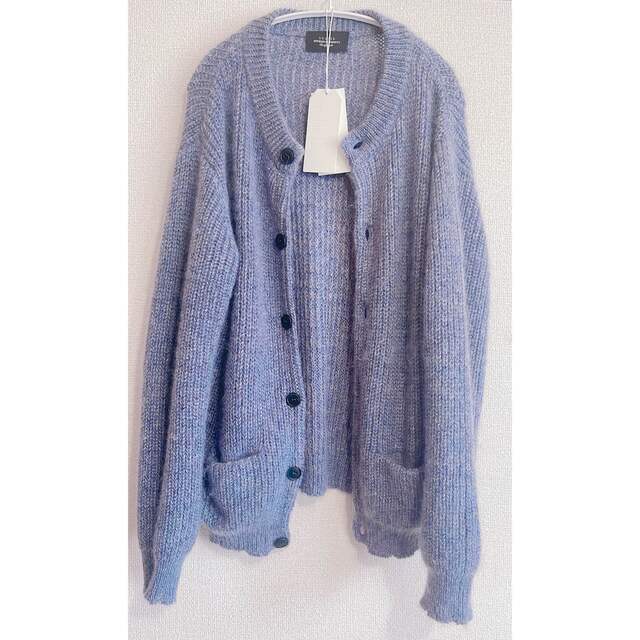 ほぼ新品 UNUSED mohair crewneck cardigan 2 - 4