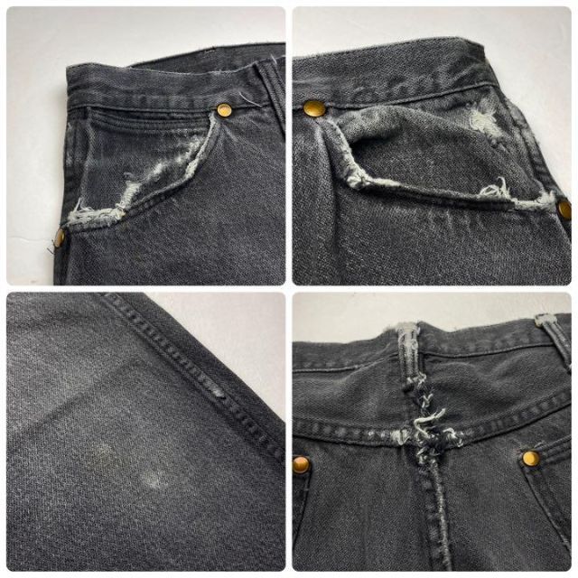 Wrangler - USA製ラングラーw38ブラックデニムジーパン古着黒 Wrangler - USA製ラングラーw38ブラックデニムジーパン古着黒