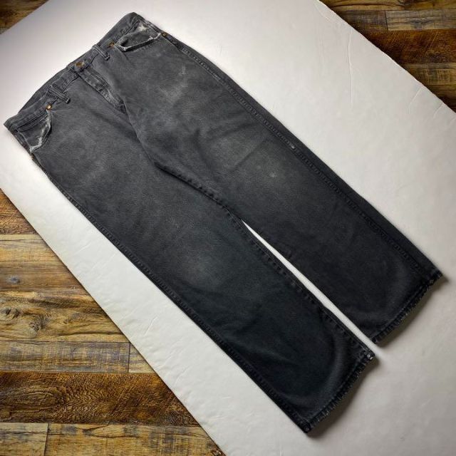 Wrangler - USA製ラングラーw38ブラックデニムジーパン古着黒 Wrangler - USA製ラングラーw38ブラックデニムジーパン古着黒