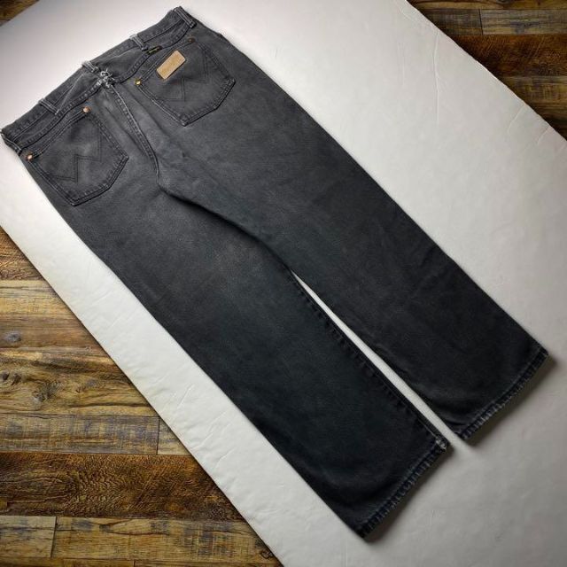 Wrangler - USA製ラングラーw38ブラックデニムジーパン古着黒 Wrangler - USA製ラングラーw38ブラックデニムジーパン古着黒
