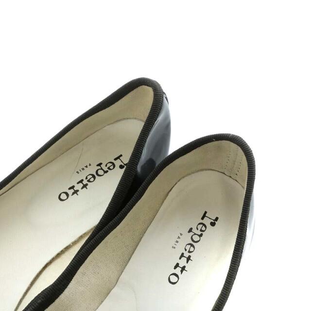 repetto(レペット)のレペット バレエシューズ フラットシューズ リボン 39 24.5cm 黒 レディースの靴/シューズ(バレエシューズ)の商品写真