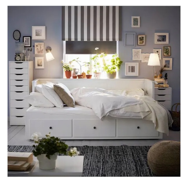 品質満点 IKEA - HEMNES ヘムネス デイベッド ダブルベッド