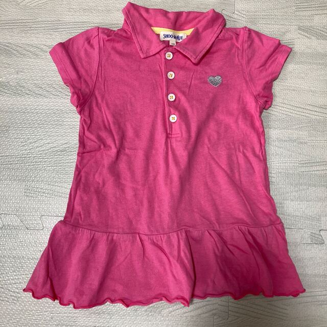 SHOO・LA・RUE(シューラルー)のポロシャツ110 キッズ/ベビー/マタニティのキッズ服女の子用(90cm~)(Tシャツ/カットソー)の商品写真
