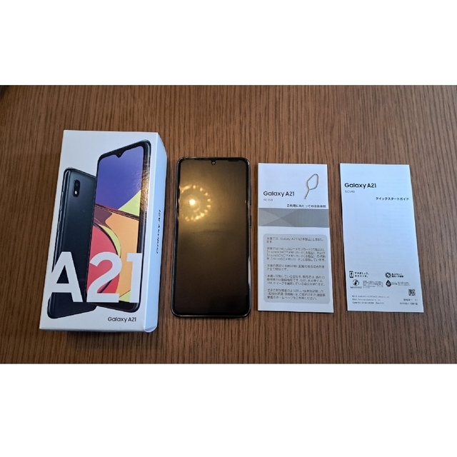 UQモバイル Galaxy A21 SCV49 ブラック