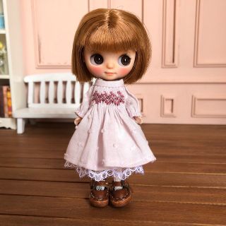ブライスドール スモッキングドールワンピースセット