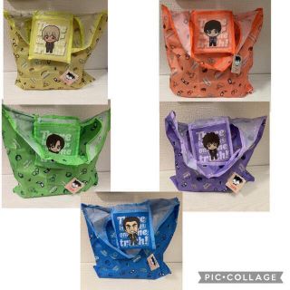 名探偵コナン【2点セット】降谷零&諸伏景光　ポーチ付　エコバッグ(キャラクターグッズ)