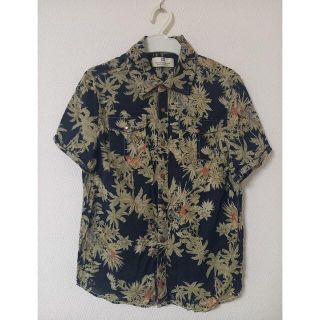 スコッチアンドソーダ(SCOTCH & SODA)のスコッチシュランク SCOTCH&SODA アロハシャツ ブラック(Tシャツ/カットソー)